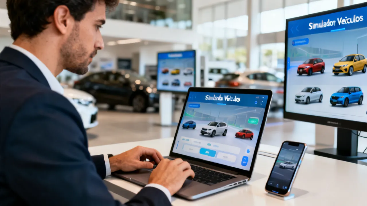 Simulador de Veículos para comprar com segurança