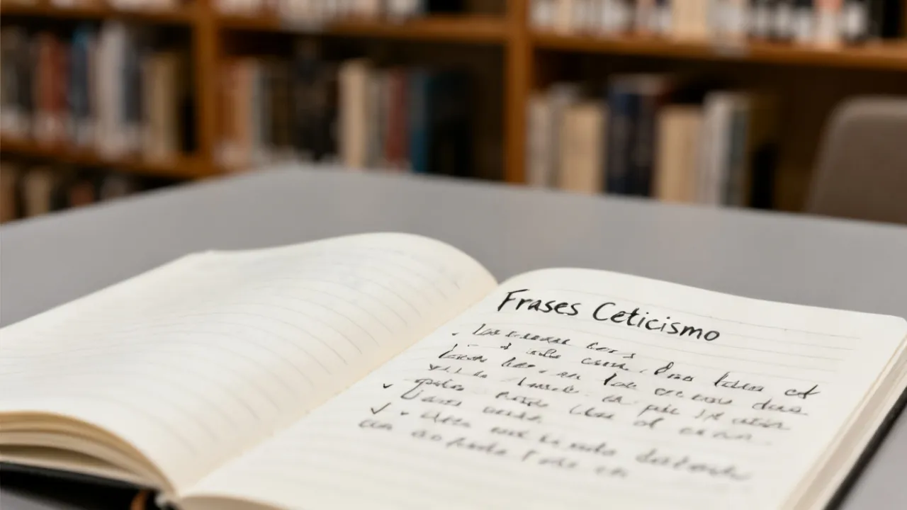 Frases de ceticismo: guía experta y análisis