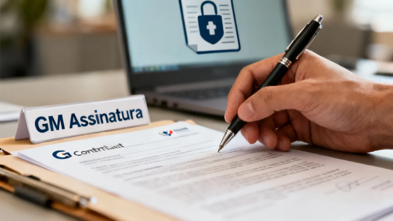 Guia Profissional do GM Assinatura em Documentos