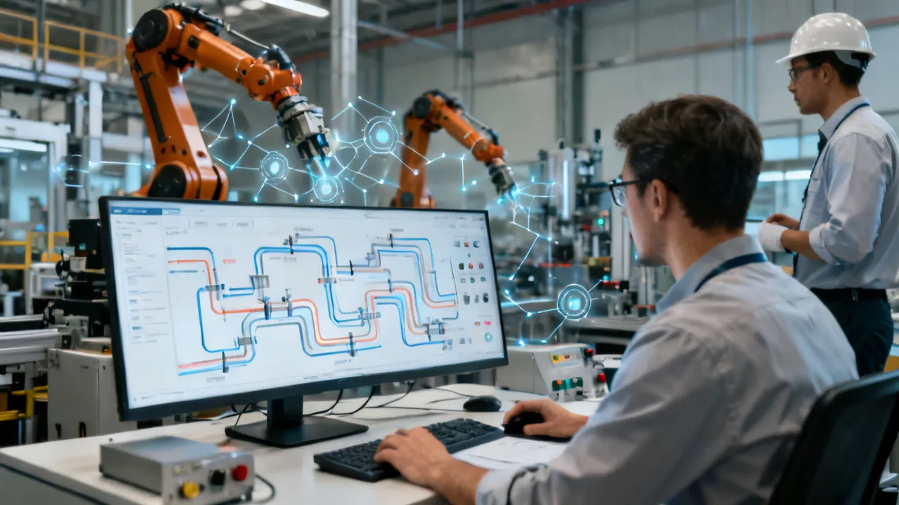 Guia de Automação Industrial com Cenário e Eficiência