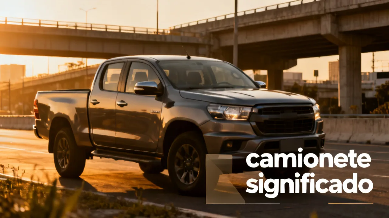 Camioneta: significado y guía para comprar en oferta