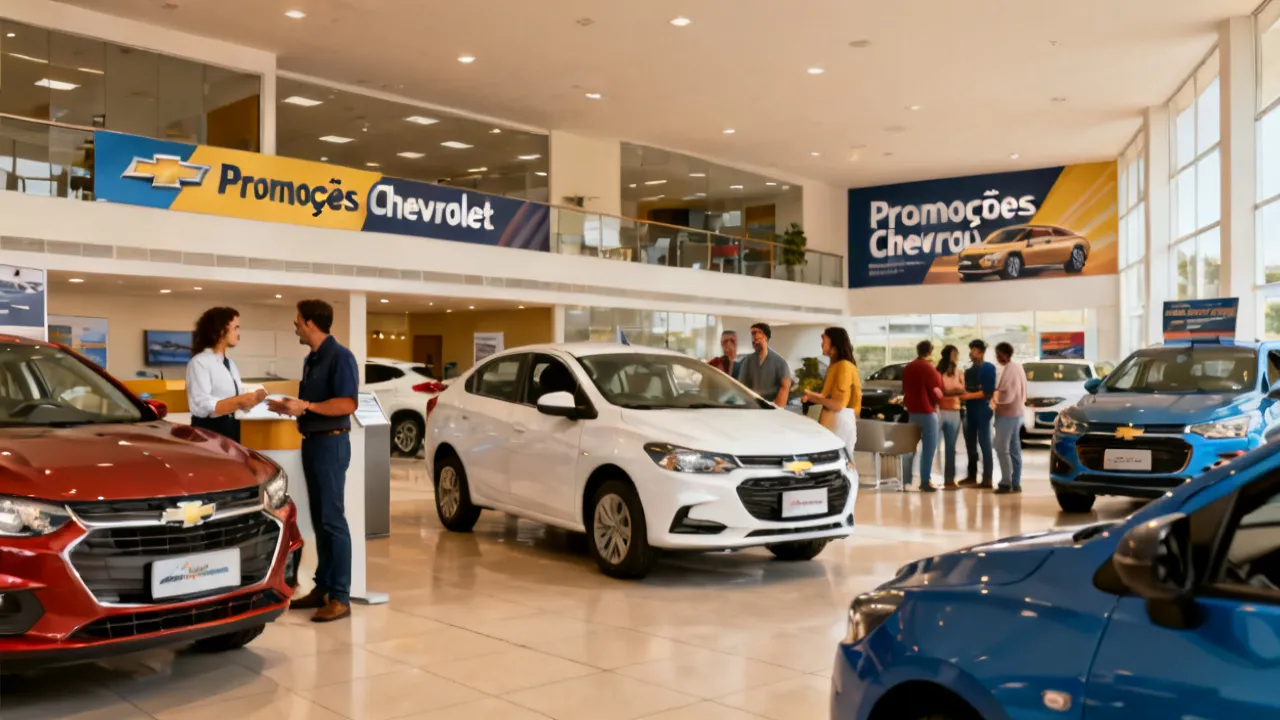 Guia de Promoções Chevrolet com critérios de compra