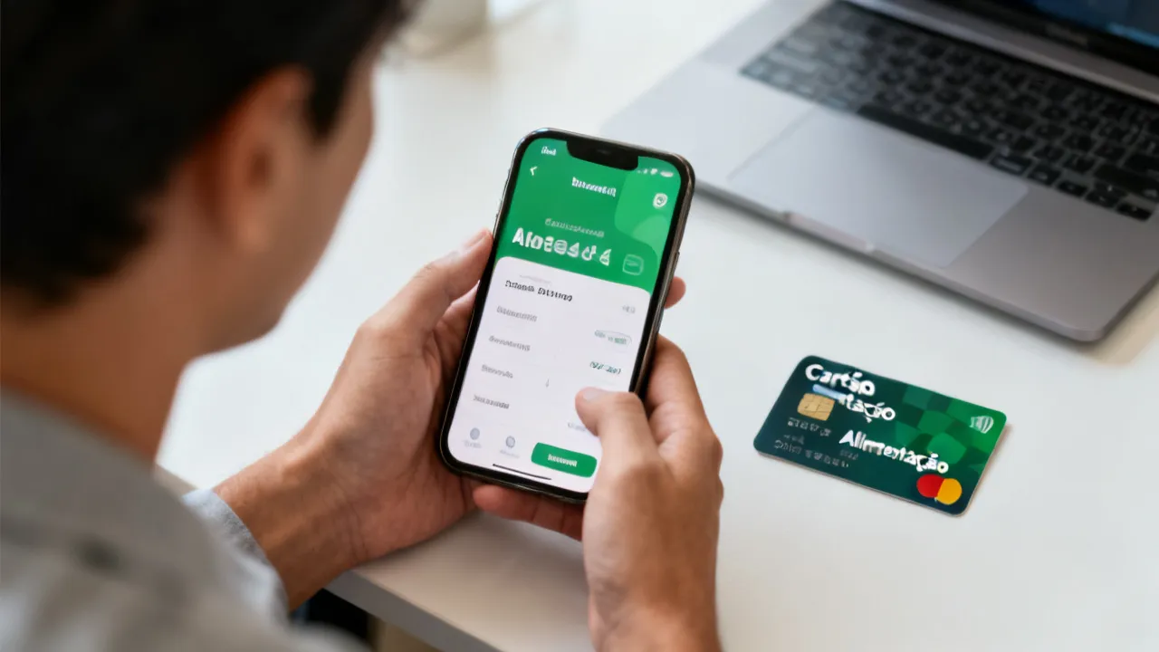 Cartão Alimentação e contas online: guia financeiro