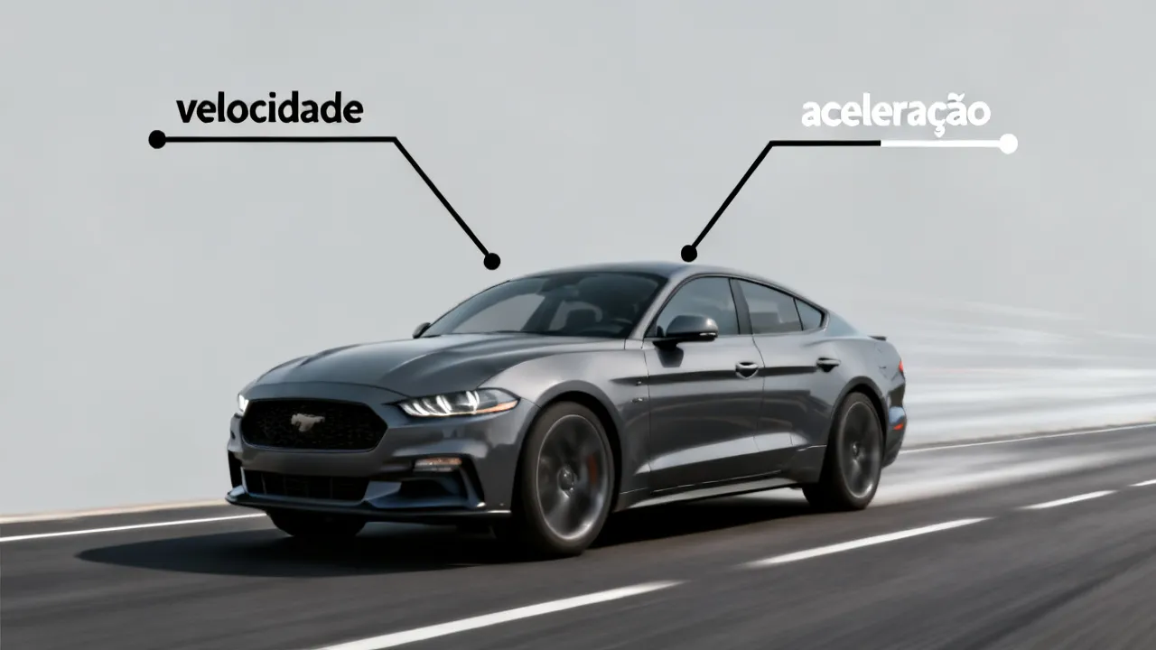 Diferenças essenciais entre Velocidade e Aceleração