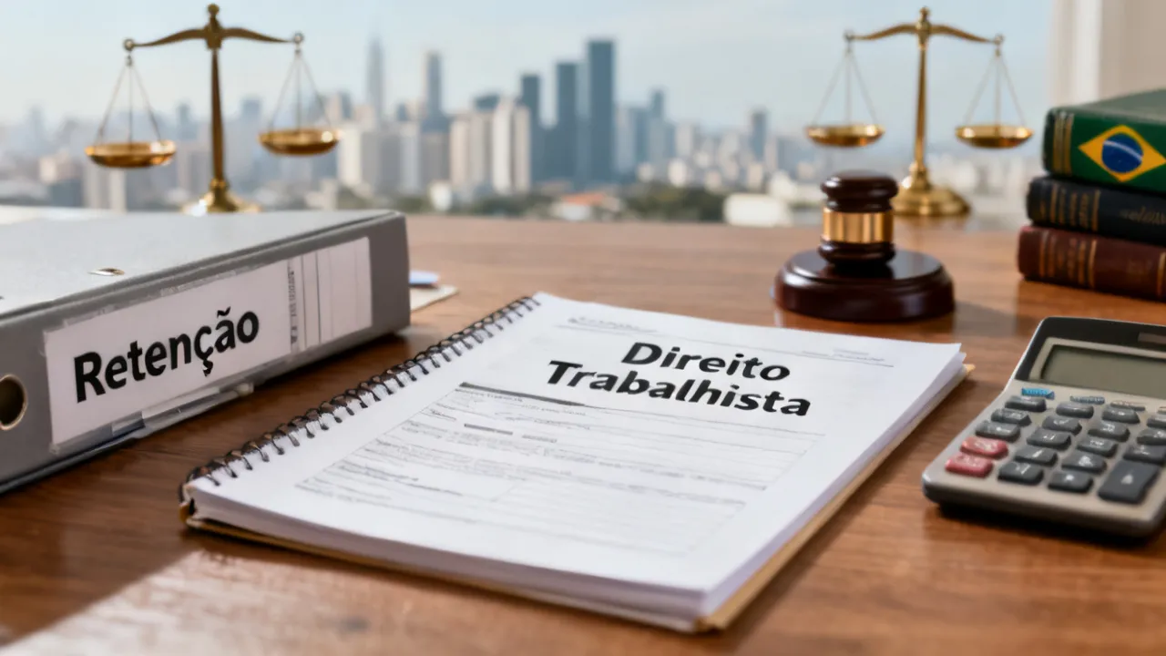 Retenção no Direito Trabalhista: guia técnico e objetivo