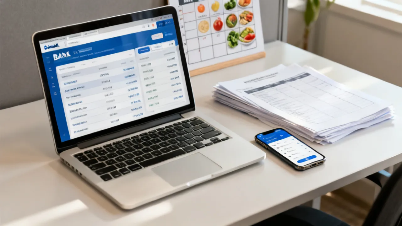 Guia de Contas Online e Cr Alimentação