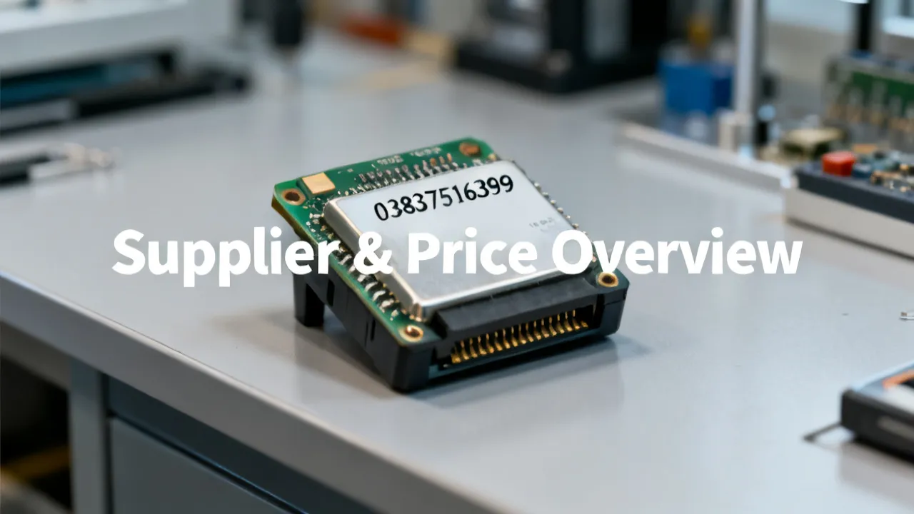Understanding 03837516399: Supplier, Price, and Guidance