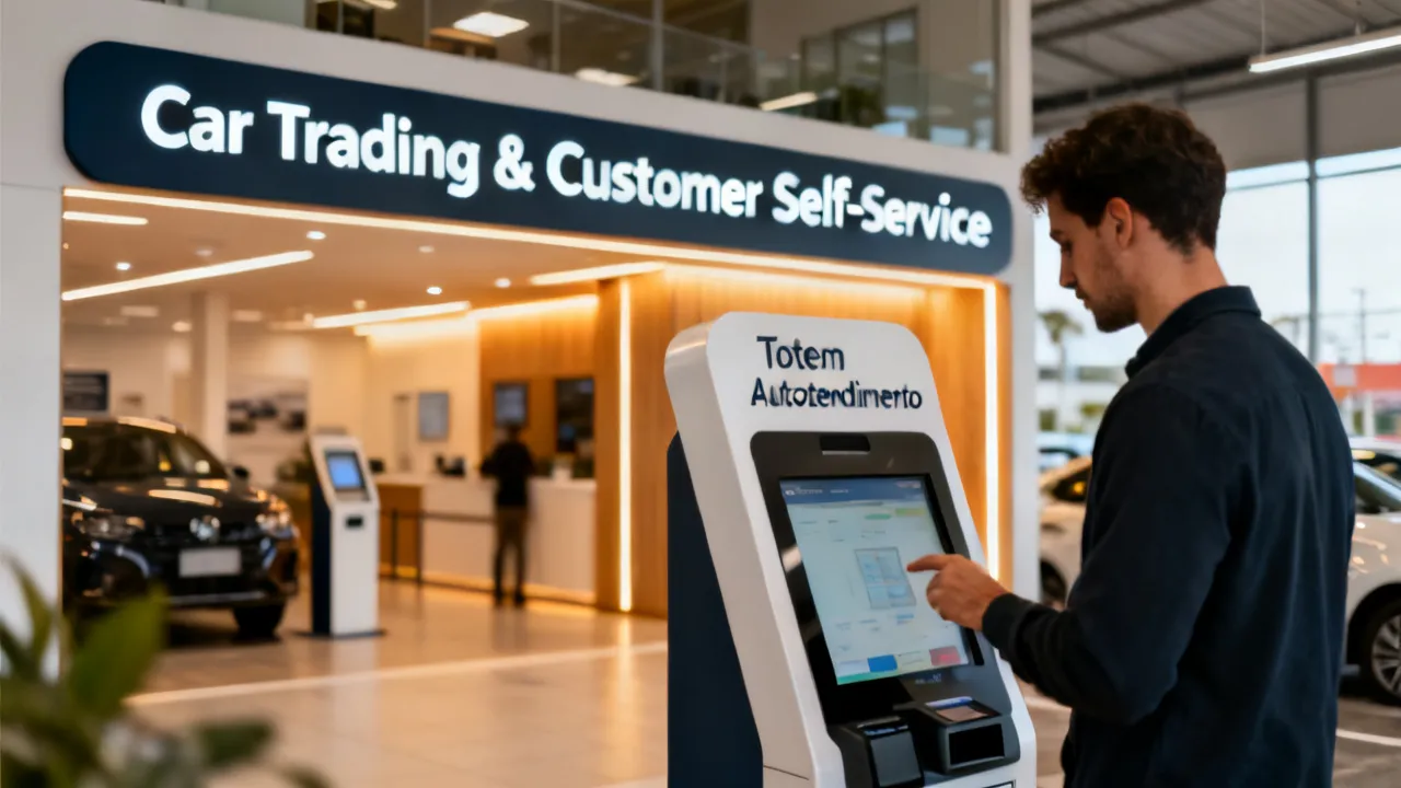 Totem Autoatendimento e Restaurantes em Carros Usados
